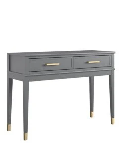CosmoLiving By Cosmopolitan Westerleigh Console Table- Graphite Grey -Oleu Furniture Shop RGCKQ SQ3 0000000005 GREY SLa