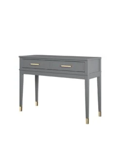CosmoLiving By Cosmopolitan Westerleigh Console Table- Graphite Grey -Oleu Furniture Shop RGCKQ SQ5 0000000005 GREY SLd1