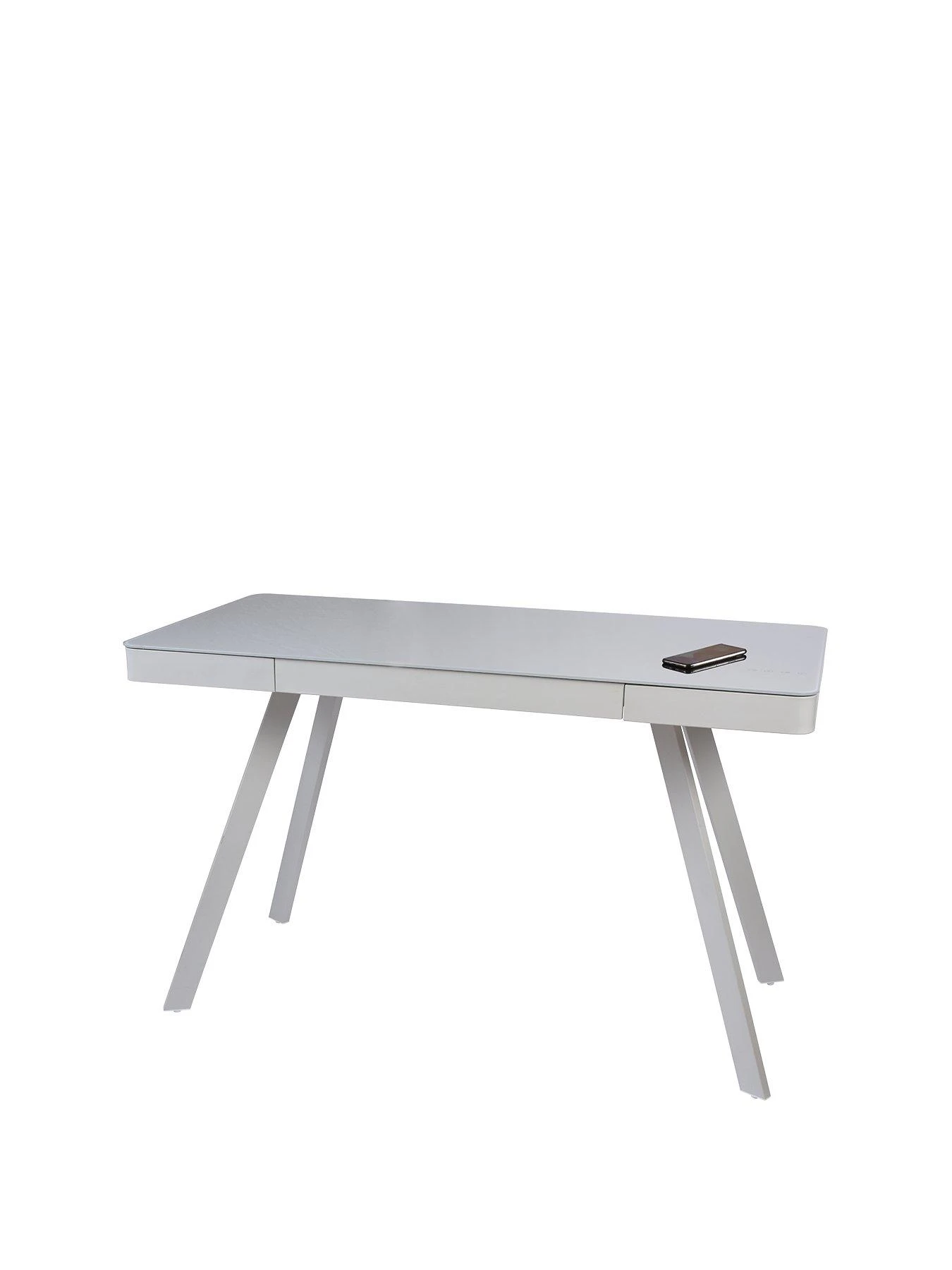 Koble Silas 2.0 Desk With Wireless Charging, Speakers And Bluetooth Connection - Light Grey 3 Koble Silas 2.0 Desk With Wireless Charging, Speakers And Bluetooth Connection - Light Grey