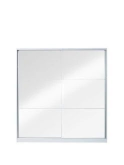 Very Home New Universal Sliding Door Mirrored Wardrobe