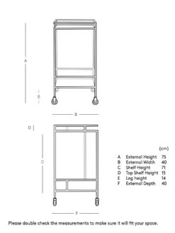 Swoon Aero Bar Trolley -Oleu Furniture Shop RLALQ SQ6 0000000004 BLACK SLd2