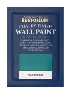 Rust-Oleum Chalky Wall Paint Peacock Suit 2.5l -Oleu Furniture Shop RM7A3 SQ5 0000015723 PEACOCK SUIT SLd2
