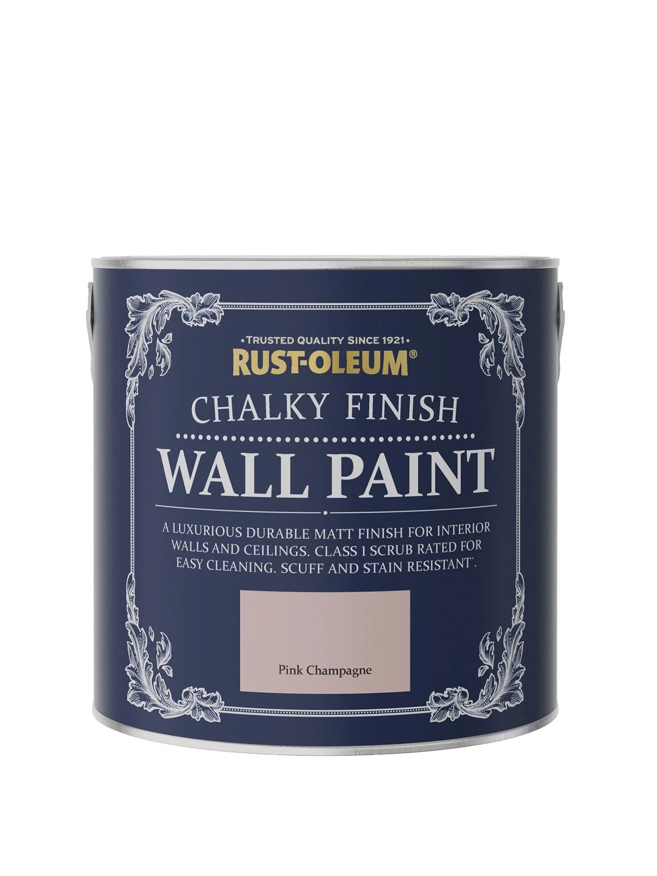 Rust-Oleum Chalky Wall Paint Pink Champagne 2.5l 3 Rust-Oleum Chalky Wall Paint Pink Champagne 2.5l