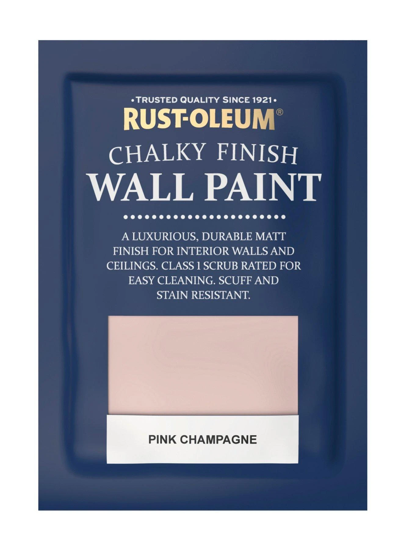 Rust-Oleum Chalky Wall Paint Pink Champagne 2.5l 7 Rust-Oleum Chalky Wall Paint Pink Champagne 2.5l - Image 5