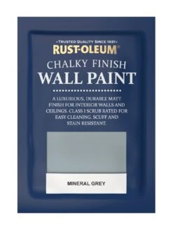 Rust-Oleum Chalky Wall Paint Mineral Grey 2.5l -Oleu Furniture Shop RM7A7 SQ5 0000015147 MINERAL GREY SLd2