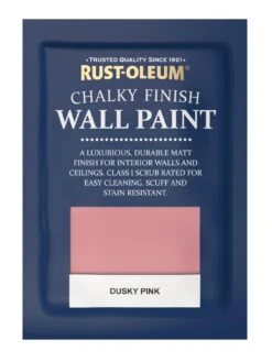 Rust-Oleum Chalky Wall Paint Dusky Pink 2.5l -Oleu Furniture Shop RM7C6 SQ5 0000000714 DUSTY PINK SLd2