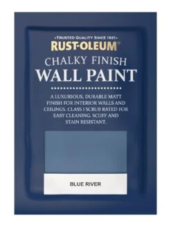 Rust-Oleum Chalky Wall Paint Blue River 2.5l -Oleu Furniture Shop RM7CM SQ4 0000015706 BLUE RIVER SLd1