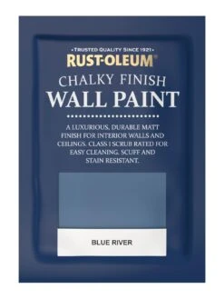 Rust-Oleum Chalky Wall Paint Blue River 2.5l -Oleu Furniture Shop RM7CM SQ5 0000015706 BLUE RIVER SLd2