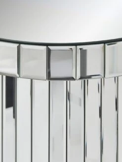 Very Home Azalea Mirror Top Side Table - FSC® Certified -Oleu Furniture Shop RM96K SQ3 0000000035 SILVER SLd