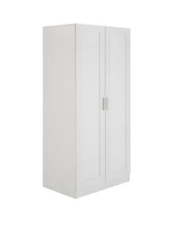 Very Home Taryn Kids 2 Door Wardrobe - White 10 Very Home Taryn Kids 2 Door Wardrobe - White -Oleu Furniture Shop RMDRY SQ3 0000000013 WHITE SLa