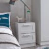Very Home Taryn Kids 2 Drawer Bedside Chest - White -Oleu Furniture Shop RMDUG SQ1 0000000013 WHITE RSr