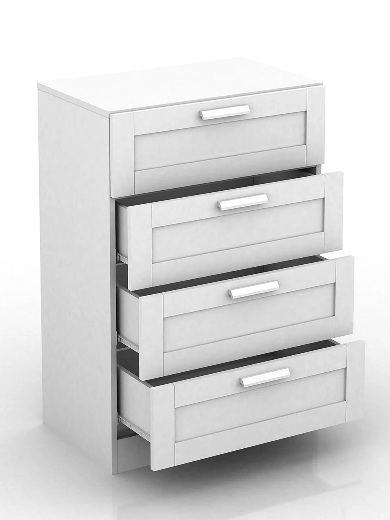 Very Home Taryn Kids 4 Drawer Chest - White 6 Very Home Taryn Kids 4 Drawer Chest - White - Image 4