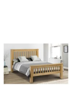 Julian Bowen Amsterdam Oak Double Bed Frame