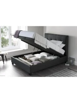 Very Home Reeves Ottoman Bed With Mattress Options (Buy And SAVE!) -Oleu Furniture Shop RPTPW SQ5 0000000183 SLATE SLd2