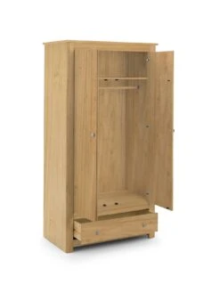 Julian Bowen Radley Wardrobe - Waxed Pine -Oleu Furniture Shop RPVAC SQ4 0000000144 PINE SLd