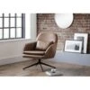 Julian Bowen Bowery Faux Leather Swivel Chair -Oleu Furniture Shop RPWTP SQ1 0000000004 BLACK RSr