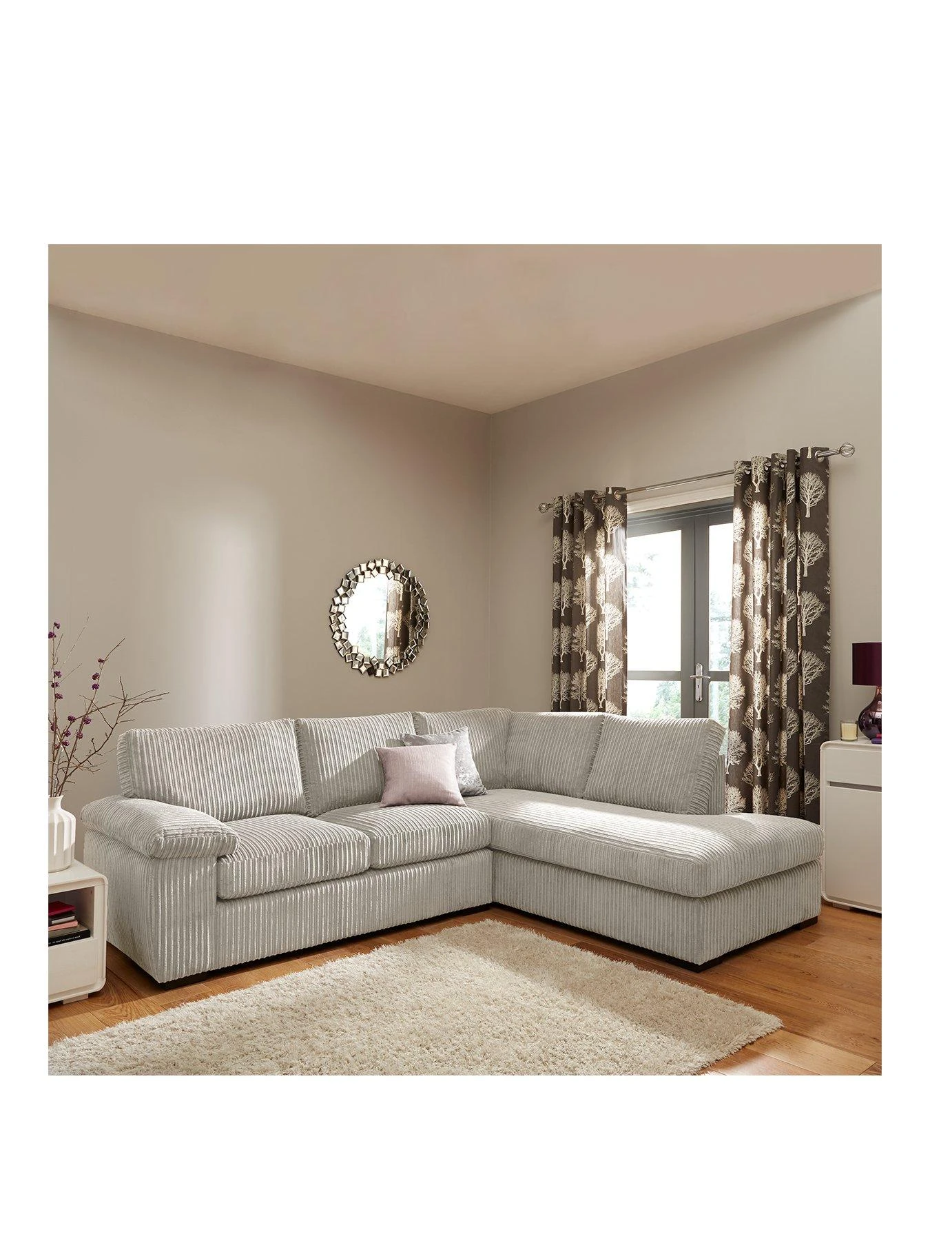 Very Home Amalfi Standard Right Hand Corner Chaise - Silver - FSC® Certified 3 Very Home Amalfi Standard Right Hand Corner Chaise - Silver - FSC® Certified