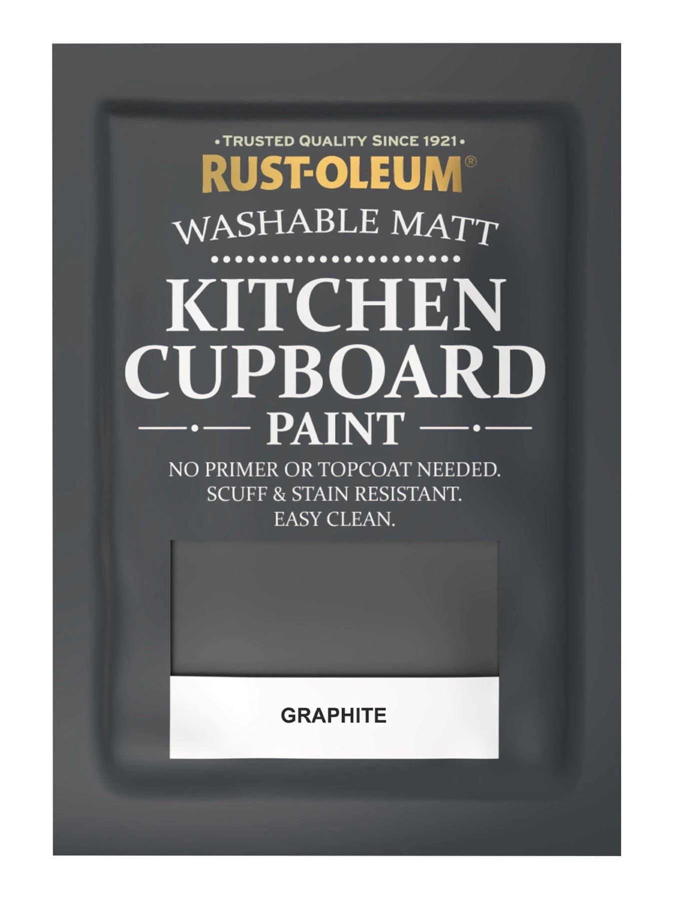 Rust-Oleum Kitchen Cupboard Paint In Graphite – 750 Ml Tin 6 Rust-Oleum Kitchen Cupboard Paint In Graphite – 750 Ml Tin - Image 4