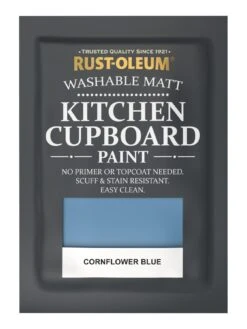 Rust-Oleum Kitchen Cupboard Paint In Cornflower Blue – 750 Ml Tin -Oleu Furniture Shop RRMRT SQ5 0000001385 CORNFLOWER BLUE SLd2