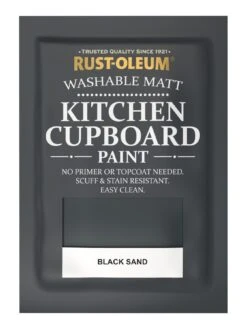 Rust-Oleum Kitchen Cupboard Paint - Black Sand  -Oleu Furniture Shop RRMTG SQ5 0000015408 BLACK SAND SLd2