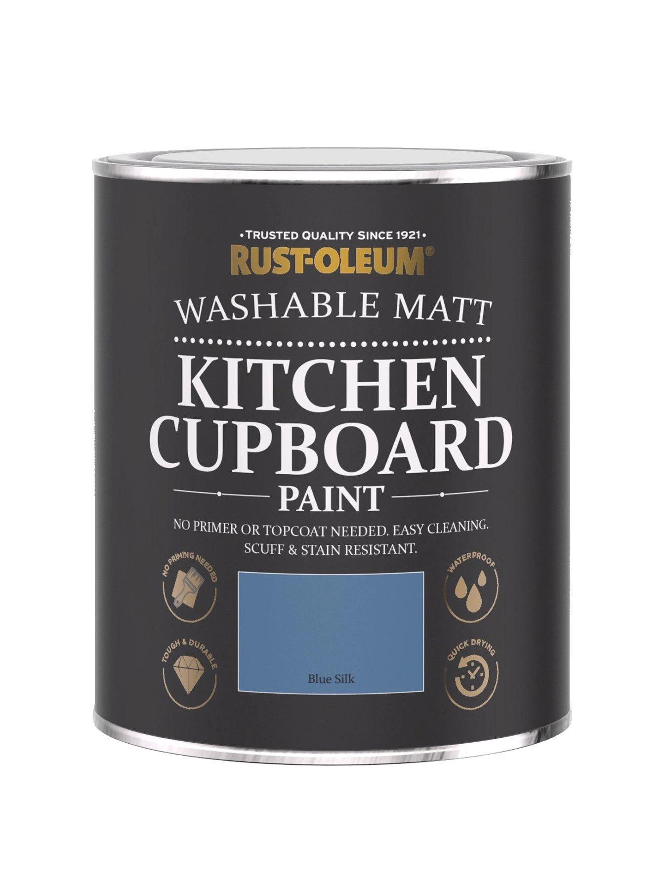 Rust-Oleum Kitchen Cupboard Paint - Blue Silk 3 Rust-Oleum Kitchen Cupboard Paint - Blue Silk