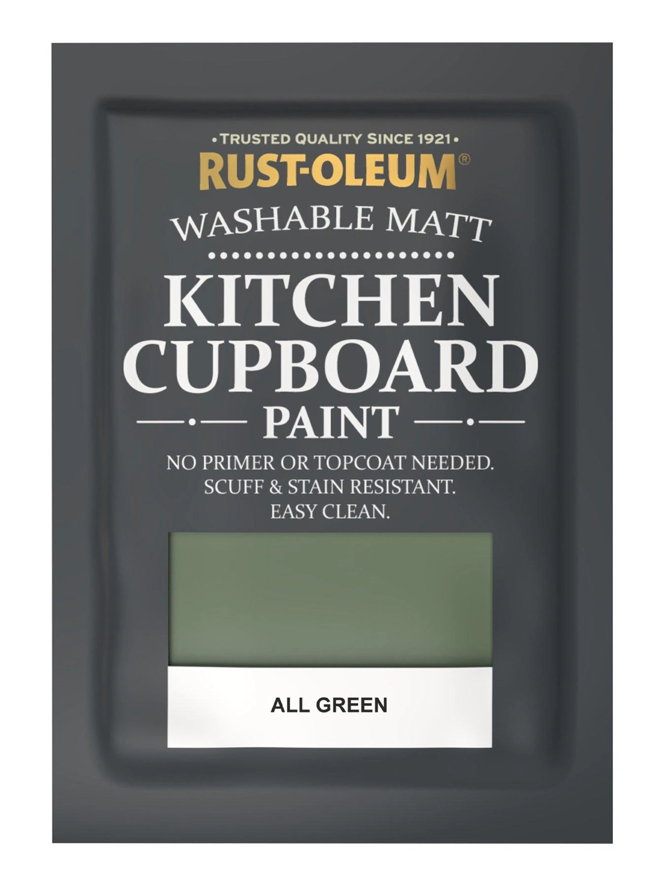 Rust-Oleum Washable Matt Finish Kitchen Cupboard Paint – All Green 7 Rust-Oleum Washable Matt Finish Kitchen Cupboard Paint – All Green - Image 5