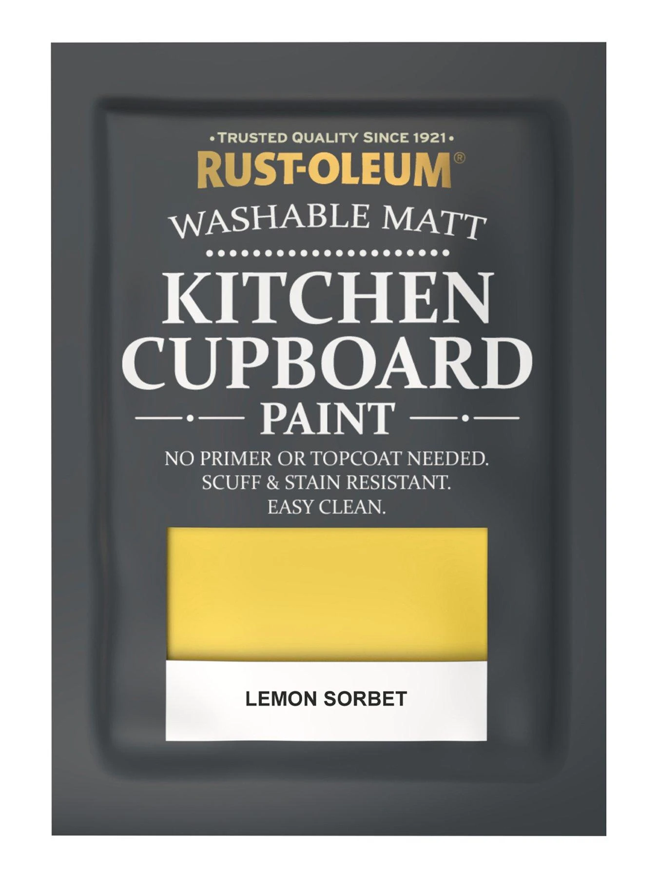 Rust-Oleum Kitchen Cupboard Paint In Lemon Sorbet – 750 Ml Tin 6 Rust-Oleum Kitchen Cupboard Paint In Lemon Sorbet – 750 Ml Tin - Image 4
