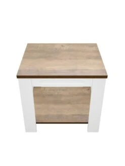 AVF Whitesands Brooke Side Table - White -Oleu Furniture Shop RRQMN SQ4 0000000013 WHITE SLd