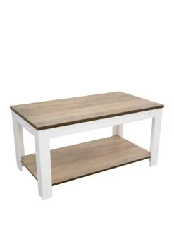 AVF Whitesands Brooke Coffee Table - White -Oleu Furniture Shop RRQMQ SQ3 0000000013 WHITE SLa