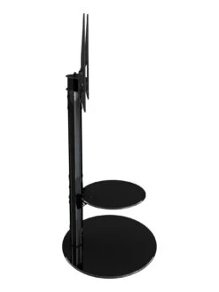 AVF Lugano Oval 800 TV Stand - Black - Fits Up To 65 Inch -Oleu Furniture Shop RRQNN SQ4 0000000004 BLACK SLd