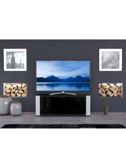 AVF Gallery 1200 Corner TV Stand - Grey - Fits Up To 60 Inch TV -Oleu Furniture Shop RT9TF SQ6 0000000005 GREY SLd3