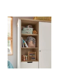 Mamas & Papas Harwell Wardrobe 10 Mamas & Papas Harwell Wardrobe -Oleu Furniture Shop RTMHE SQ3 0000000584 WHITE NATURAL SLa