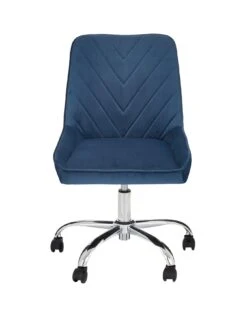 Very Home Blair Fabric Office Chair - Blue - FSC® Certified -Oleu Furniture Shop RTU9L SQ2 0000000020 BLUE SLf