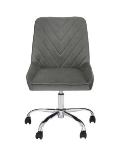 Very Home Blair Fabric Office Chair - Grey - FSC® Certified -Oleu Furniture Shop RTUCJ SQ2 0000000005 GREY SLf