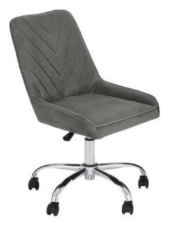 Very Home Blair Fabric Office Chair - Grey - FSC® Certified -Oleu Furniture Shop RTUCJ SQ4 0000000005 GREY SLd