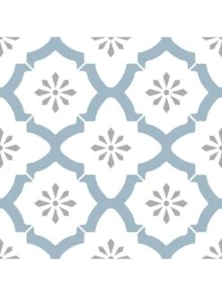 Floor Pops  Pack Of 10 Alfama Peel & Stick Floor Tiles -Oleu Furniture Shop RUAGT SQ3 0000000088 NO COLOR SLd1