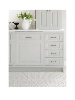 Floor Pops Pack Of 10 Lattice Peel & Stick Floor Tiles