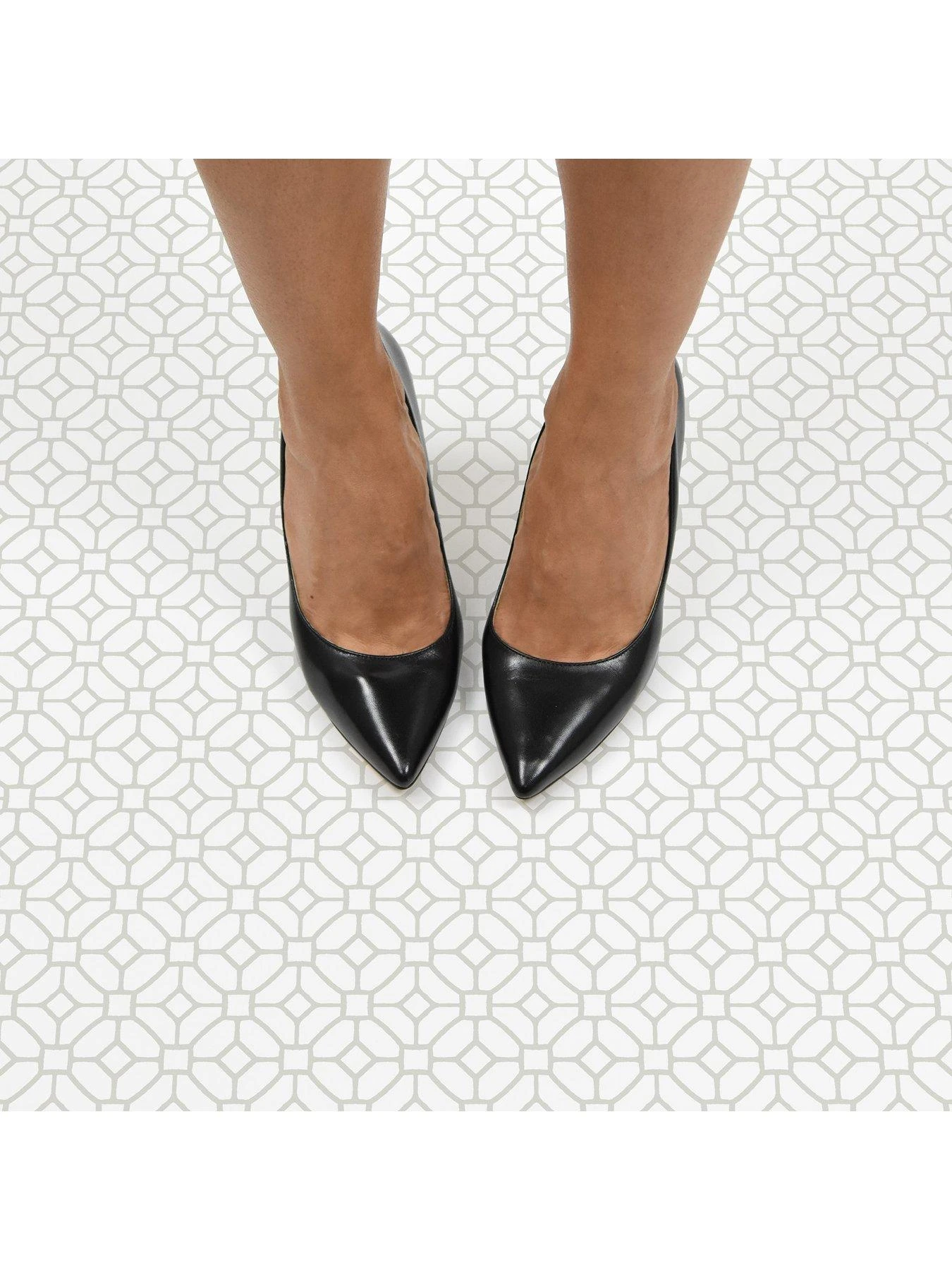 Floor Pops Pack Of 10 Lattice Peel & Stick Floor Tiles 4 Floor Pops Pack Of 10 Lattice Peel & Stick Floor Tiles - Image 2