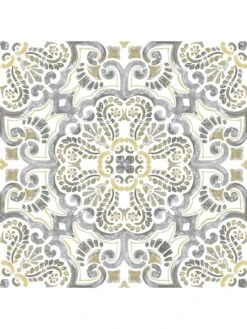 Floor Pops Pack Of 10 Antico Peel & Stick Floor Tiles -Oleu Furniture Shop RUAGV SQ3 0000000088 NO COLOR SLd1