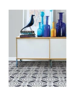 Floor Pops Pack Of 10 Sienna Peel & Stick Floor Tiles