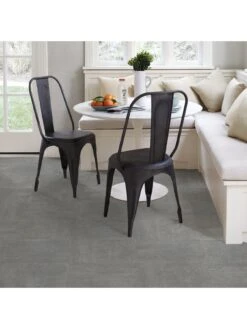 Floor Pops Pack Of 10 Tundra Peel & Stick Floor Tiles -Oleu Furniture Shop RUAH9 SQ4 0000000088 NO COLOR SLd2