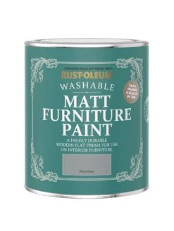 Rust-Oleum Matt Finish 750 Ml Furniture Paint – Pitch Grey
