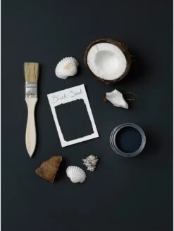 Rust-Oleum Gloss Furniture Paint Black Sand 750ml -Oleu Furniture Shop RUU96 SQ4 0000015408 BLACK SAND SLd1