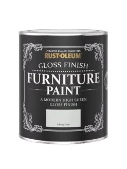 Rust-Oleum Gloss Furniture Paint Library Grey 750ml