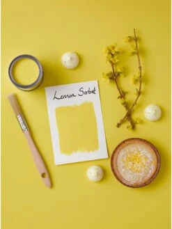 Rust-Oleum Satin Finish Furniture Paint In Lemon Sorbet – 750 Ml Tin  -Oleu Furniture Shop RUUAK SQ4 0000015709 LEMON SORBET SLd1