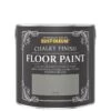 Rust-Oleum Chalky Finish Floor Paint – Grey Tree 2.5-Litre Tin -Oleu Furniture Shop RUXUE SQ1 0000015705 GREY TREE SLf