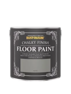Rust-Oleum Chalky Finish Floor Paint – Grey Tree 2.5-Litre Tin
