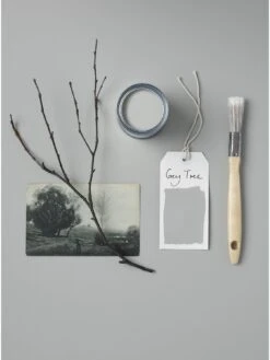 Rust-Oleum Chalky Finish Floor Paint – Grey Tree 2.5-Litre Tin -Oleu Furniture Shop RUXUE SQ4 0000015705 GREY TREE SLd1