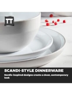 Tower Barbary & Oak Oslo Cloud Grey 16 Piece Dinner Set 11 Tower Barbary & Oak Oslo Cloud Grey 16 Piece Dinner Set -Oleu Furniture Shop RVEG4 SQ4 0000000005 GREY SLd2