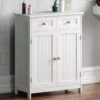 Bath Vida Priano 2 Drawer, 2 Door Freestanding Cabinet - White -Oleu Furniture Shop RVJ6Q SQ1 0000000013 WHITE RSr